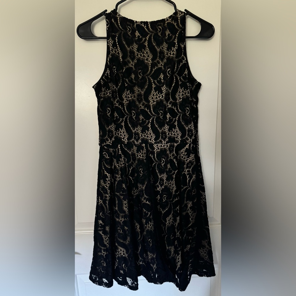 Black Lace Dress - Picture 2 of 4